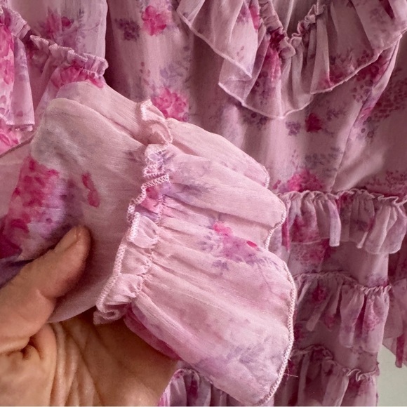 Ivy City Co. Pink Tiered Garden State Dress 10 - Picture 5 of 10